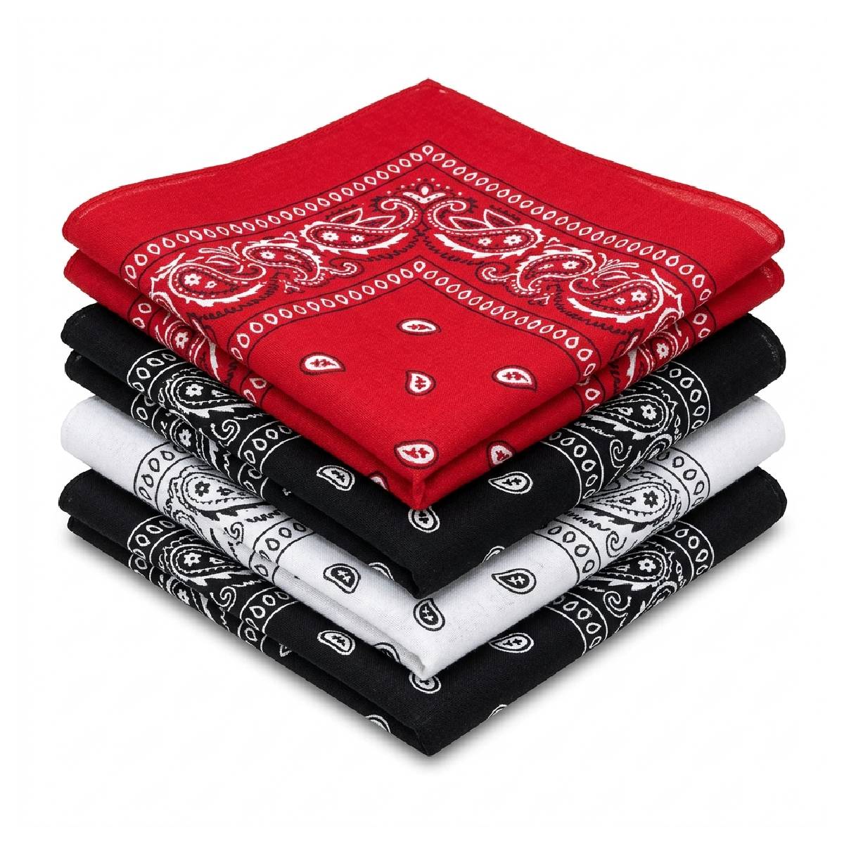 Aura Zoma Printed Bandana Scarf – Multi-Purpose Headband, Neck Scarf, Face Covering, Hair Wrap for Men and Women, Lightweight Fashion Accessory