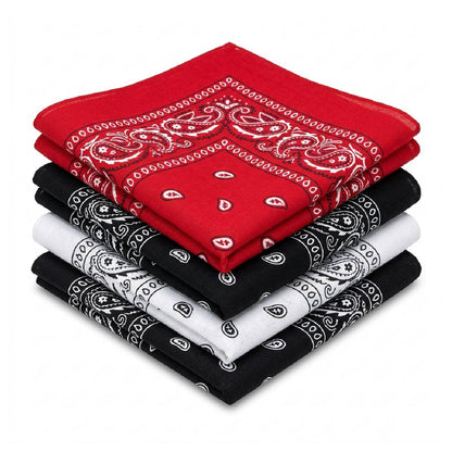 Aura Zoma Printed Bandana Scarf – Multi-Purpose Headband, Neck Scarf, Face Covering, Hair Wrap for Men and Women, Lightweight Fashion Accessory