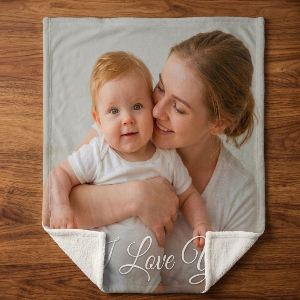 Aura Zoma Custom Photo Blanket – Personalized Picture Blanket for Family, Couples & Loved Ones, Soft Flannel Throw, Memory Keepsake Gift for Birthday